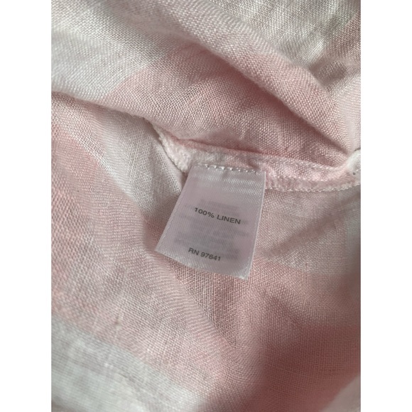 J Jill Love Linen Pink Plaid Sleeveless Top Women’s Size XL - Picture 4 of 5